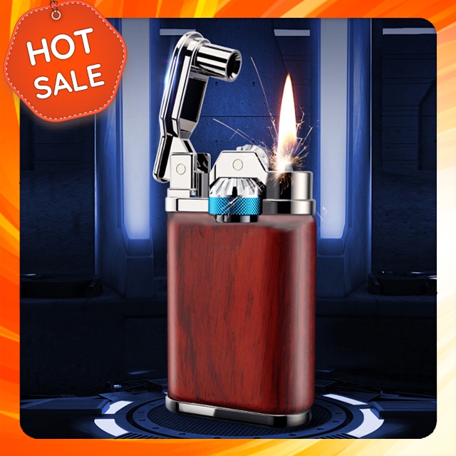 Dụng Cụ Mồi Bếp Rơm 𝓑𝓪̣̂𝓽 𝓛𝓾̛̉𝓪 -𝐗𝐚̆𝐧𝐠 Đá Chief CF227M Vỏ Ốp Gỗ Đánh l.ửa Kiểu Mới Độc Lạ Cao Cấp