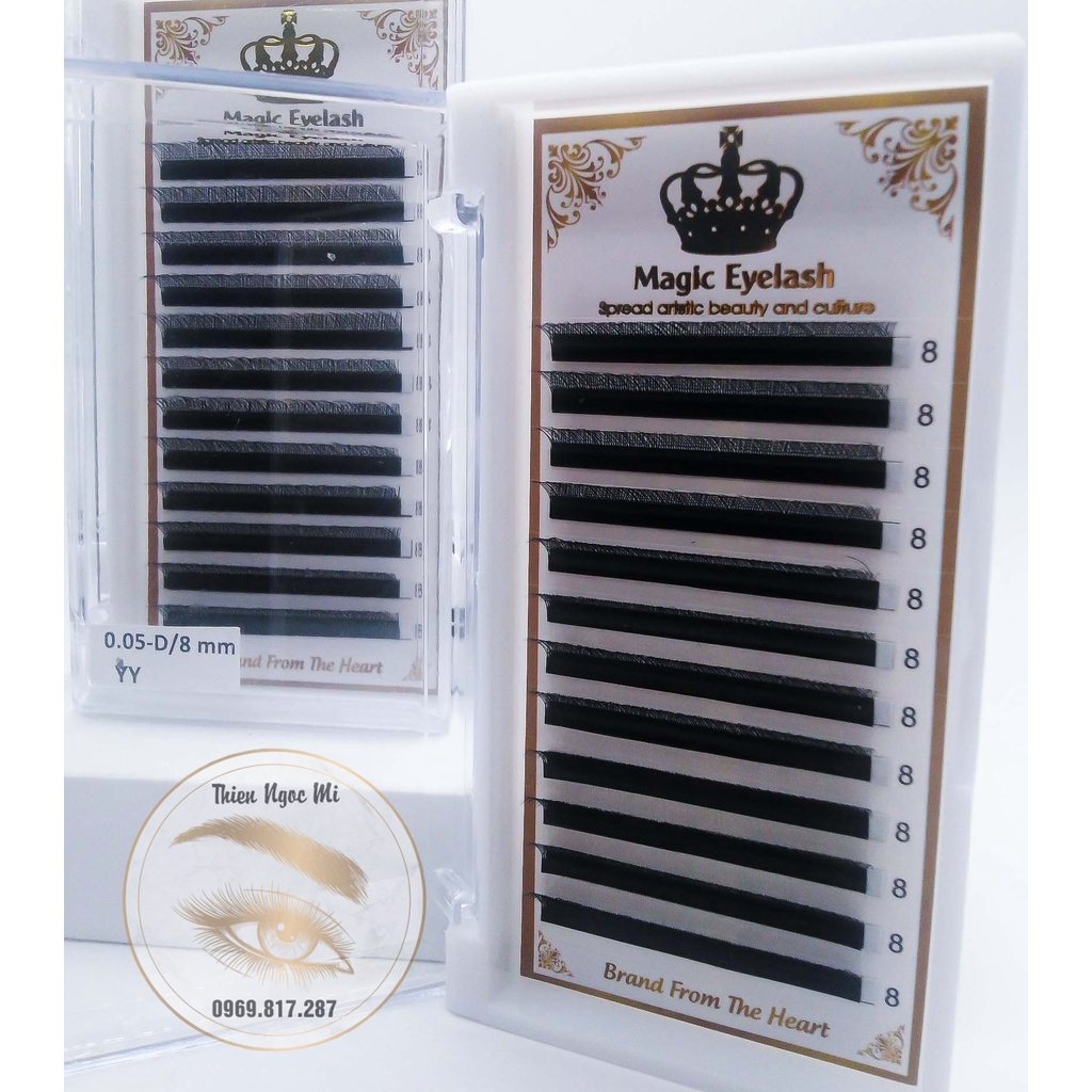 Mi YY siêu đẹp cong D 0.07 MIX - DỤNG CỤ NỐI MI_Thienngocmi