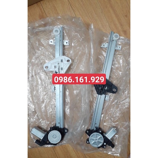 Mô tơ lên kính Honda City 2014-2019 bản đèn hậu 4 miếng (giá nâng kính City, compa nâng kính, cáp nâng kính, quay kính)
