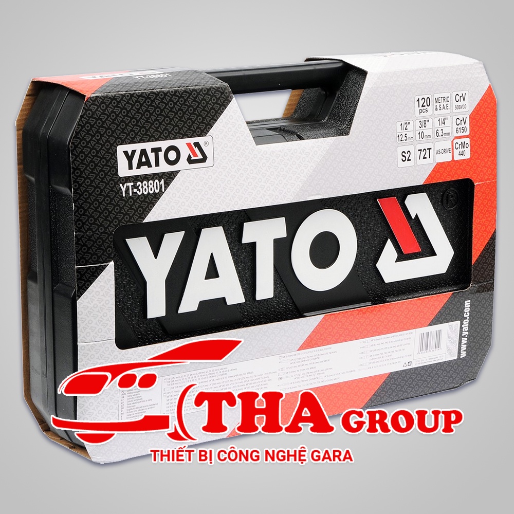 Bộ dụng cụ sửa chữa 120 chi tiết Yato YT-38801