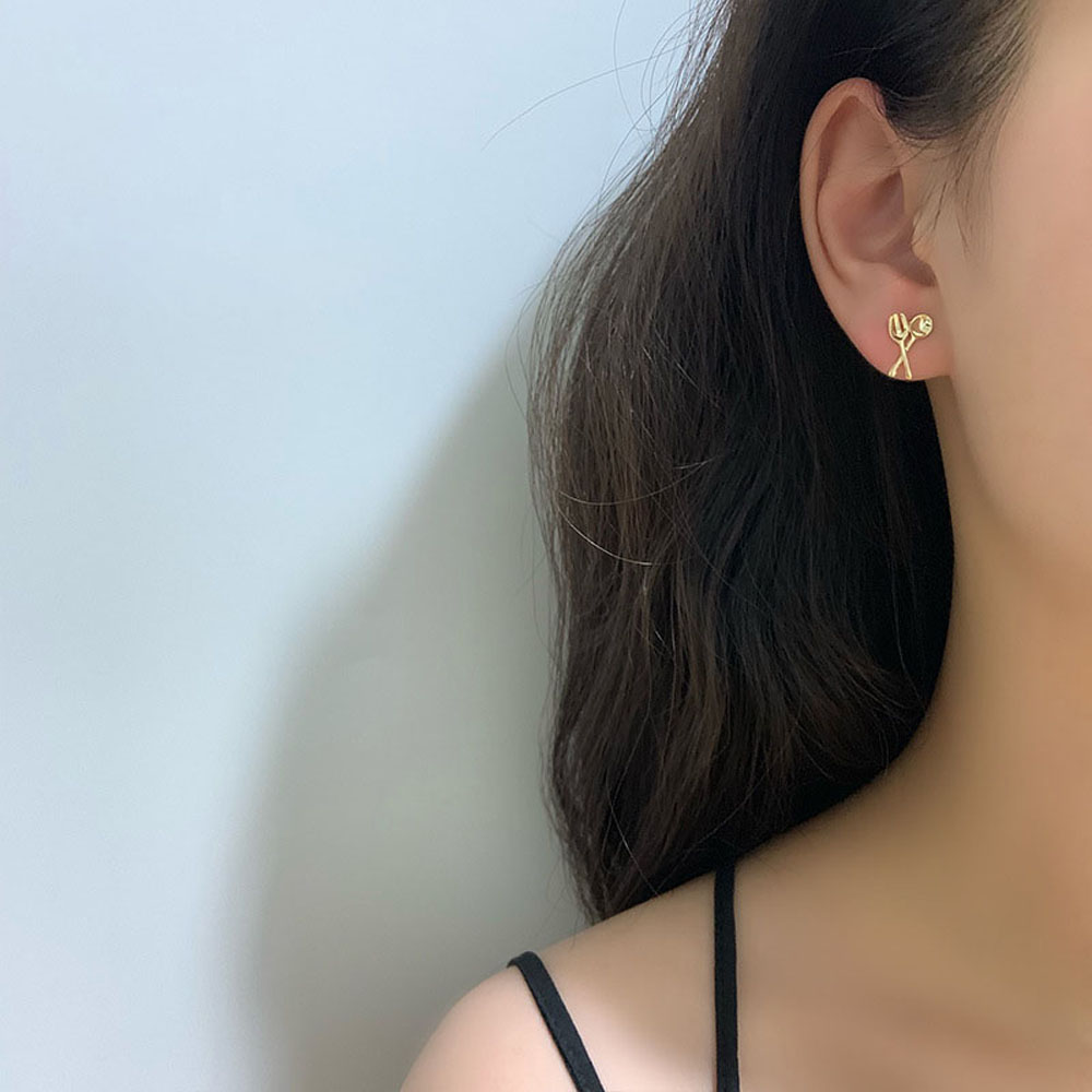 Khuyên Tai Bạc 925 Hình Trứng Ốp La Thời Trang Cho Nữ