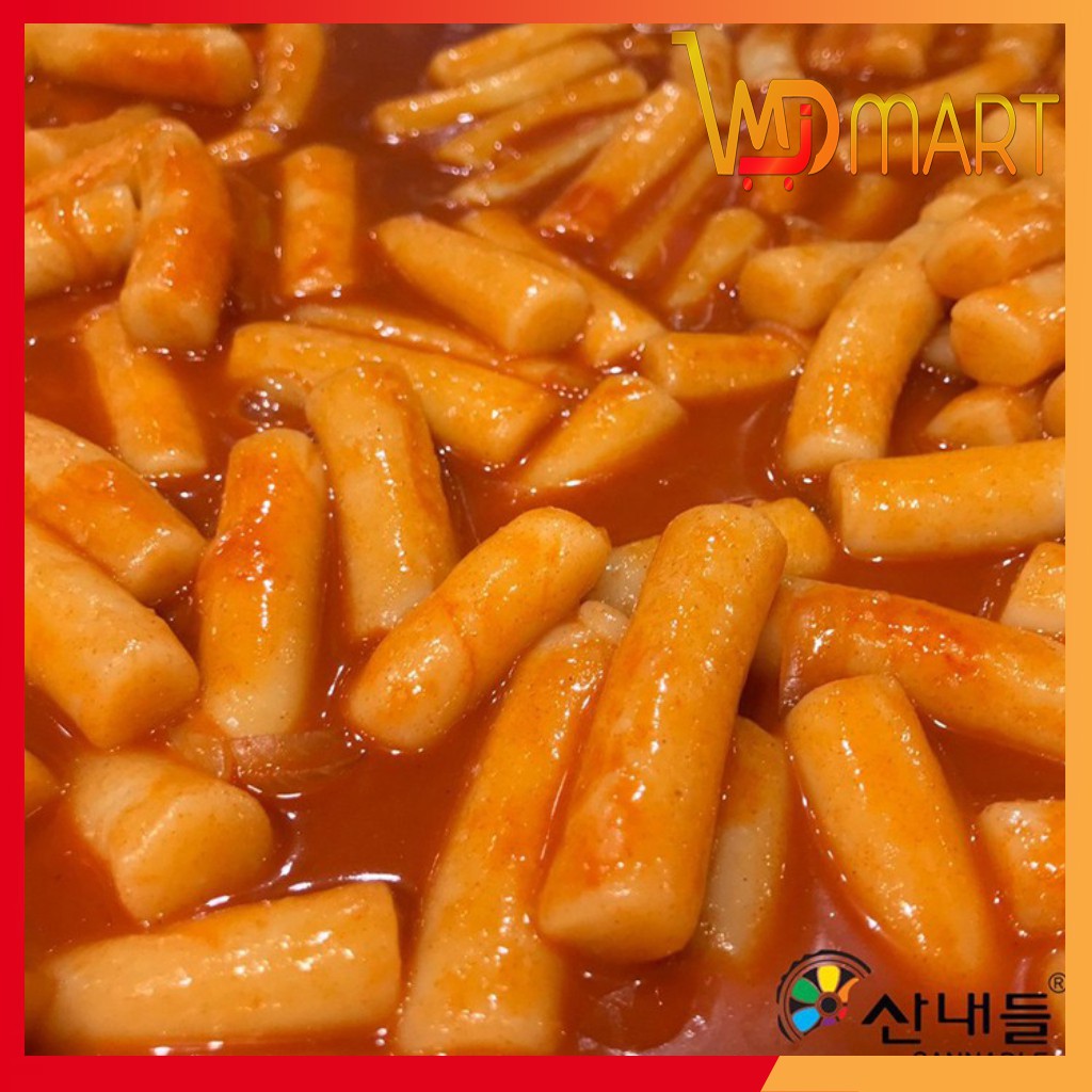 Bánh gạo hàn quốc cắt khúc Sanadle Hàn Quốc gói 500g