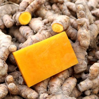 Xà Bông Mật Ong Nghệ - Nghệ Mật Ong ( mùi cam) 100% Thiên Nhiên