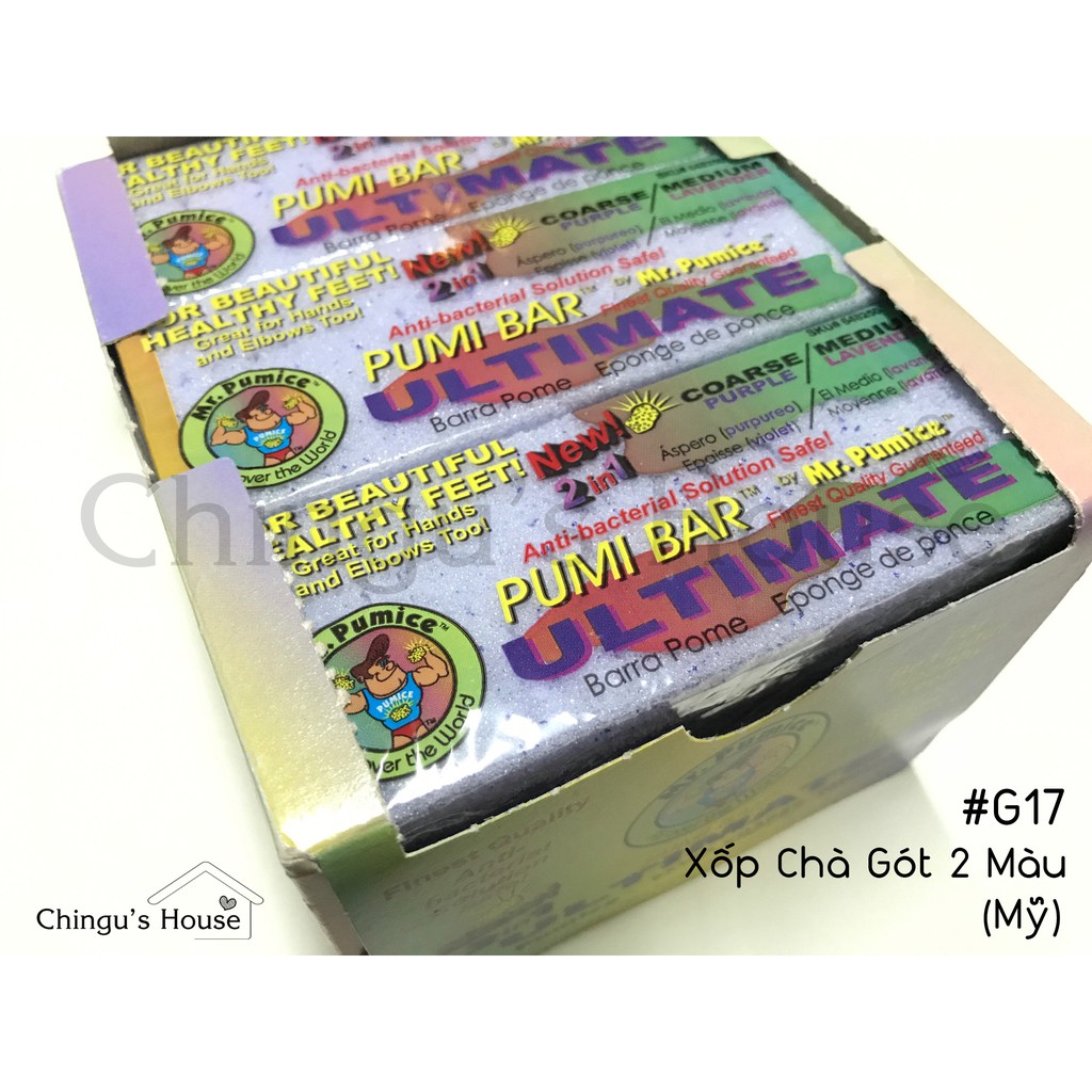 Xốp Chà Gót 2 Màu - Mỹ