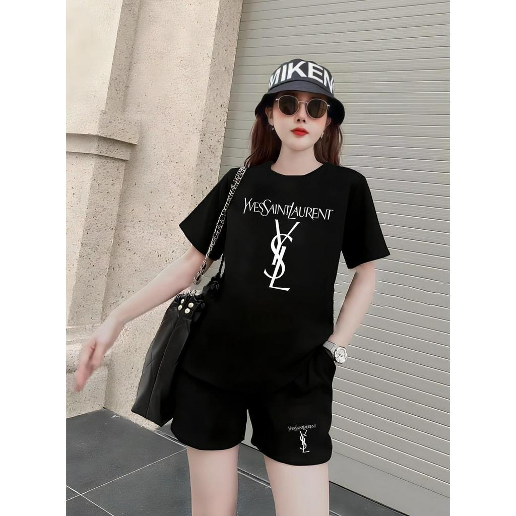 Bộ thun nữ cao cấp YSL phong cách thời trang hót