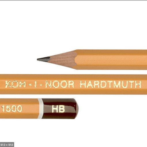 Chì Học Sinh /Chì Gỗ Vàng / Bút Chì Tiệp Các B/ Chì Koh I Noor 1500- 2B / Chì Mỹ Thuật / Bút Chì Hội Họa/ Chì Kỹ Thuật