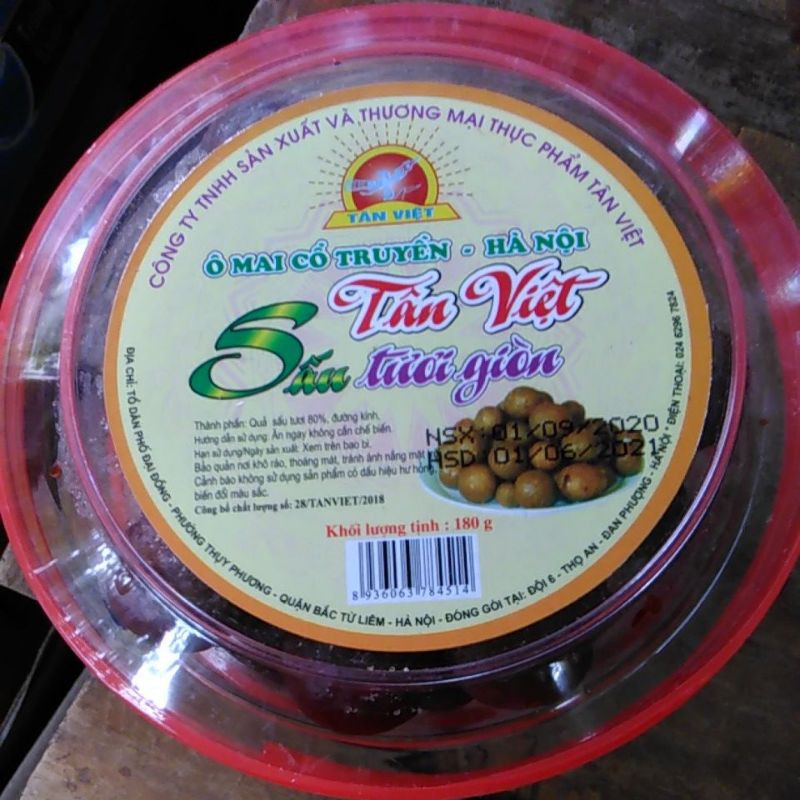 Ô mai Tân Việt các vị. 150g - 180g