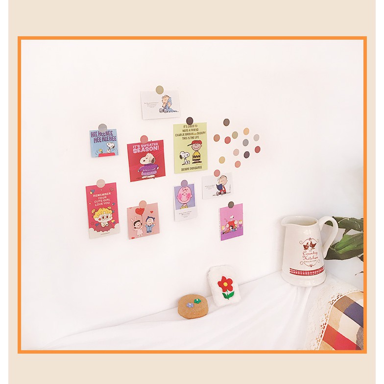 Sticker Tròn Palette Emoji Màu Dán Sổ Tay Decor Trang Trí Tường Aesthetic
