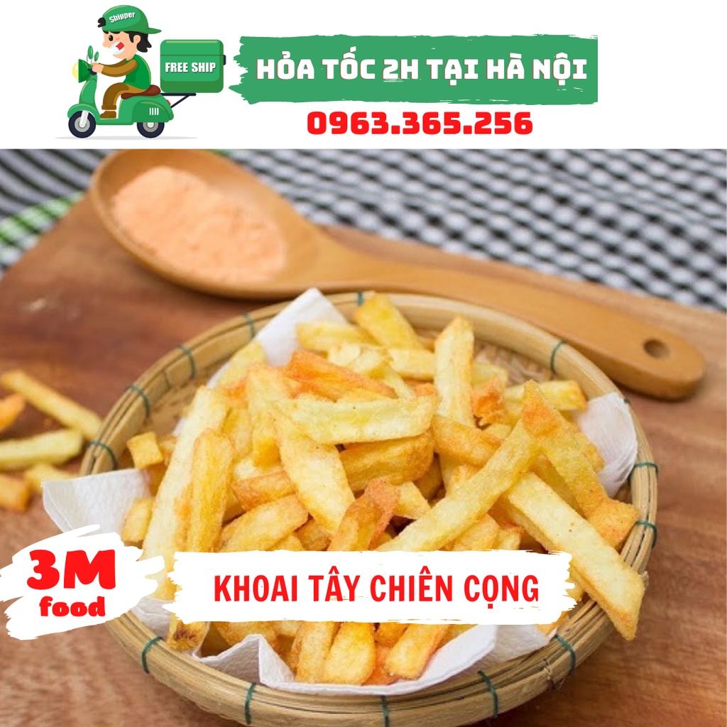 Khoai tây cọng, Khoai tây chiên - Gói 500gr  3M FOOD AV
