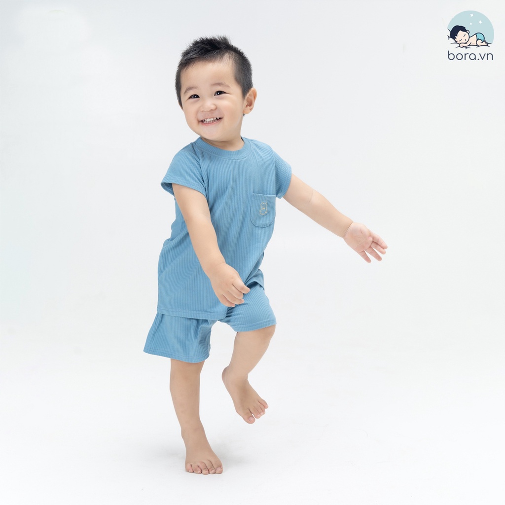 Bộ quần áo cộc tay sợi tre cho bé 6 - 36 tháng Anminaza Việt Nam