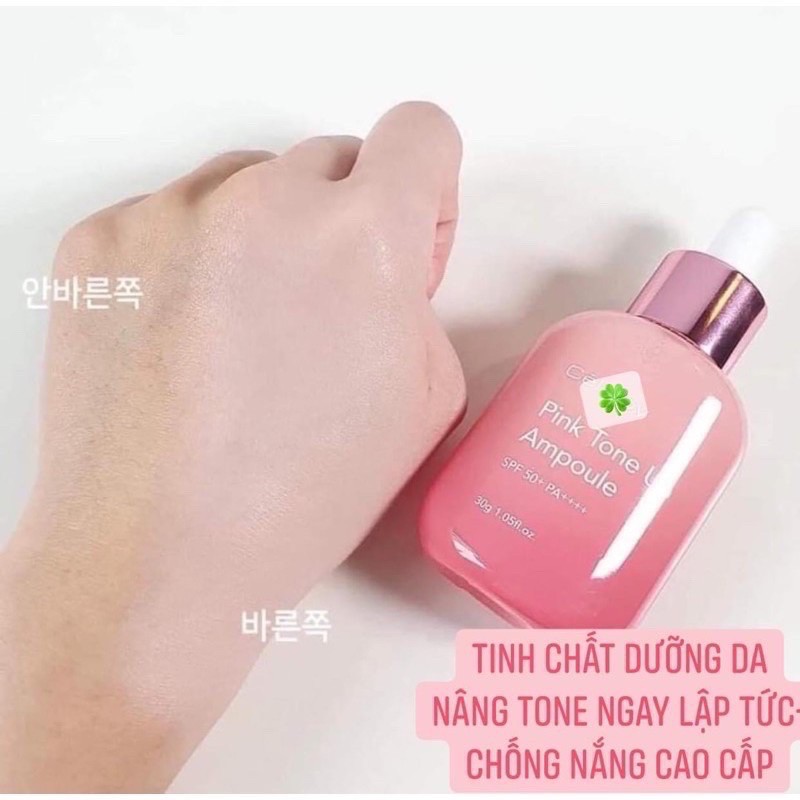 [FREE SHIP] Tinh Chất Dưỡng Trắng Chống Nắng Cellapy Pink tone Up Ampoule