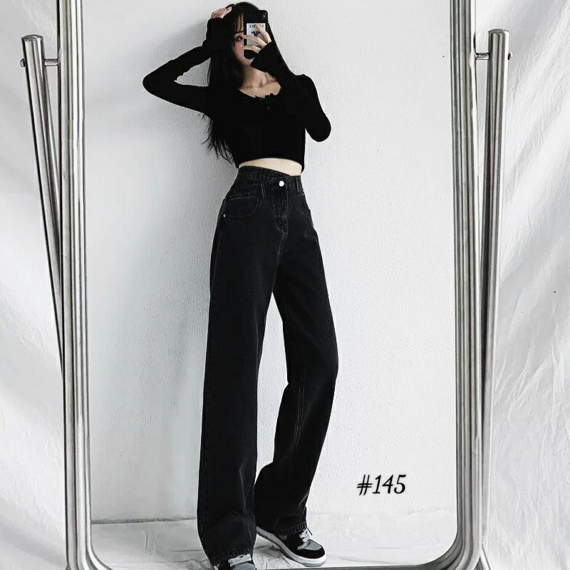 Quần Baggy Kaki Nữ Lưng Cao Bigsize 3 màu, #145. Hàng VNXK. Huynhsen Shop