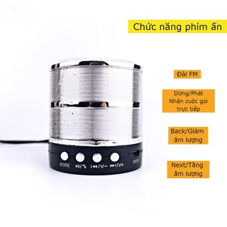 Loa Bluetooth mini USB Thẻ Nhớ Wster WS-887