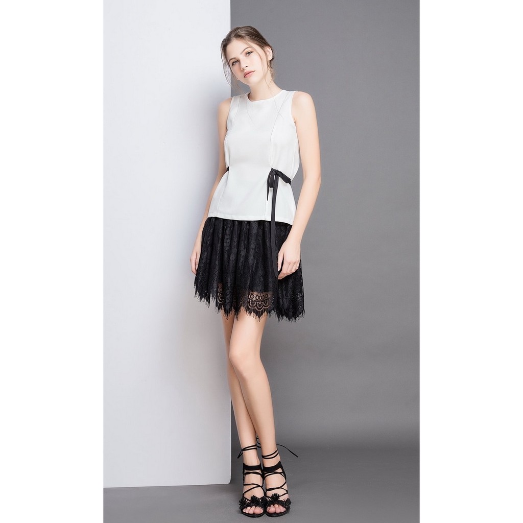 Set áo + váy ren cao cấp *shop tự chụp 2131