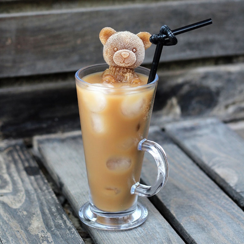 [Hàng mới về] Khuôn silicon làm đá viên hình thú 3D DIY đa năng