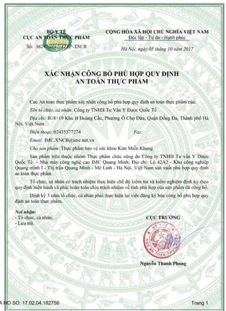 Kim Miễn Khang (Tăng cường năng lượng cho tế bào miễn dịch)-Nhà thuốc Amipharma