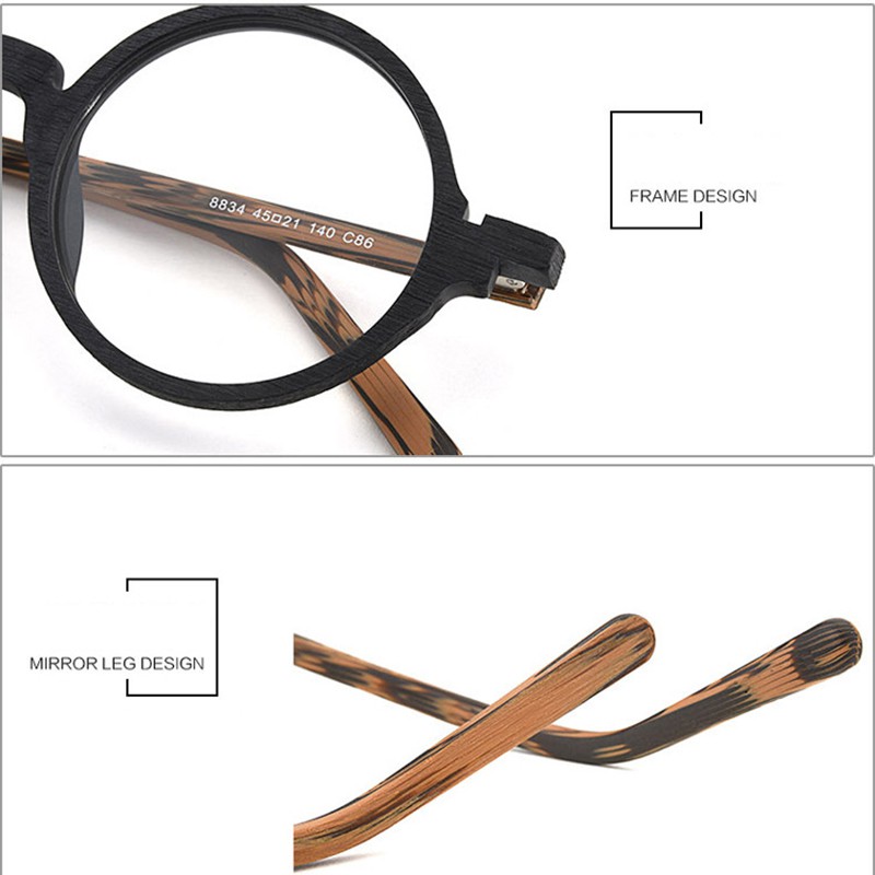 Mắt Kính Gọng Tròn Phong Cách retro vintage Thời Trang Cho Nữ