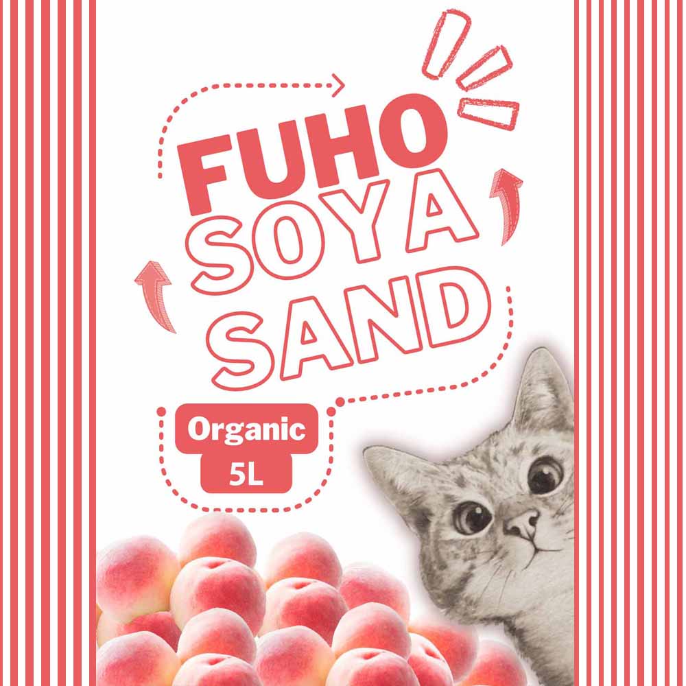 5L Cát Đậu Nành Fuho Ứng Dụng Vi Sinh Khử Mùi Cát Vệ Sinh Cho Mèo
