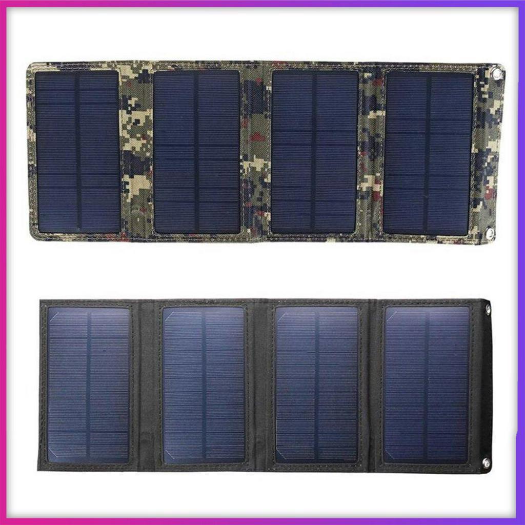 Tấm sạc năng lượng mặt trời 20w có thể gấp gọn tiện dụng dành cho điện thoại
