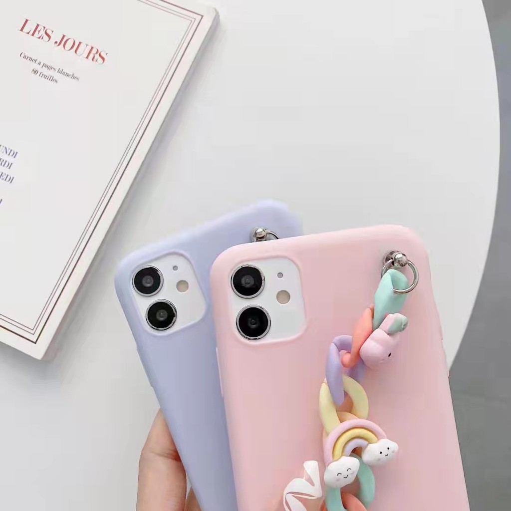 Ốp điện thoại TPU mềm có dây đeo cho OPPO Reno 6Z 5G 6 5Z 5 5F 4Z 5G 4F 4 SE 3 Pro 2 2Z 2F