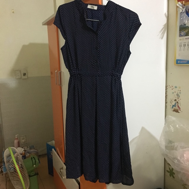 Đầm midi maxi chấm bi 100.000₫