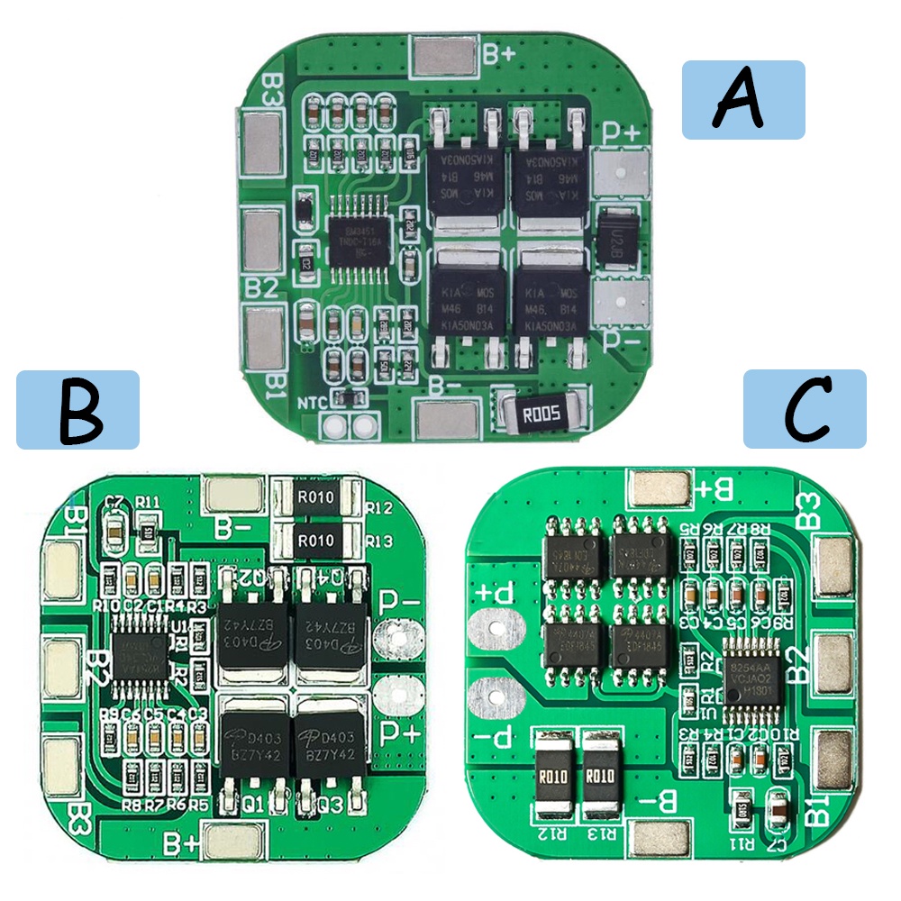 Bo mạch bảo vệ pin TZT 4S 14.8V / 16.8V 20A tối đa li-ion BMS PCM dành cho pin lithium LicoO2 Limn2O4 18650