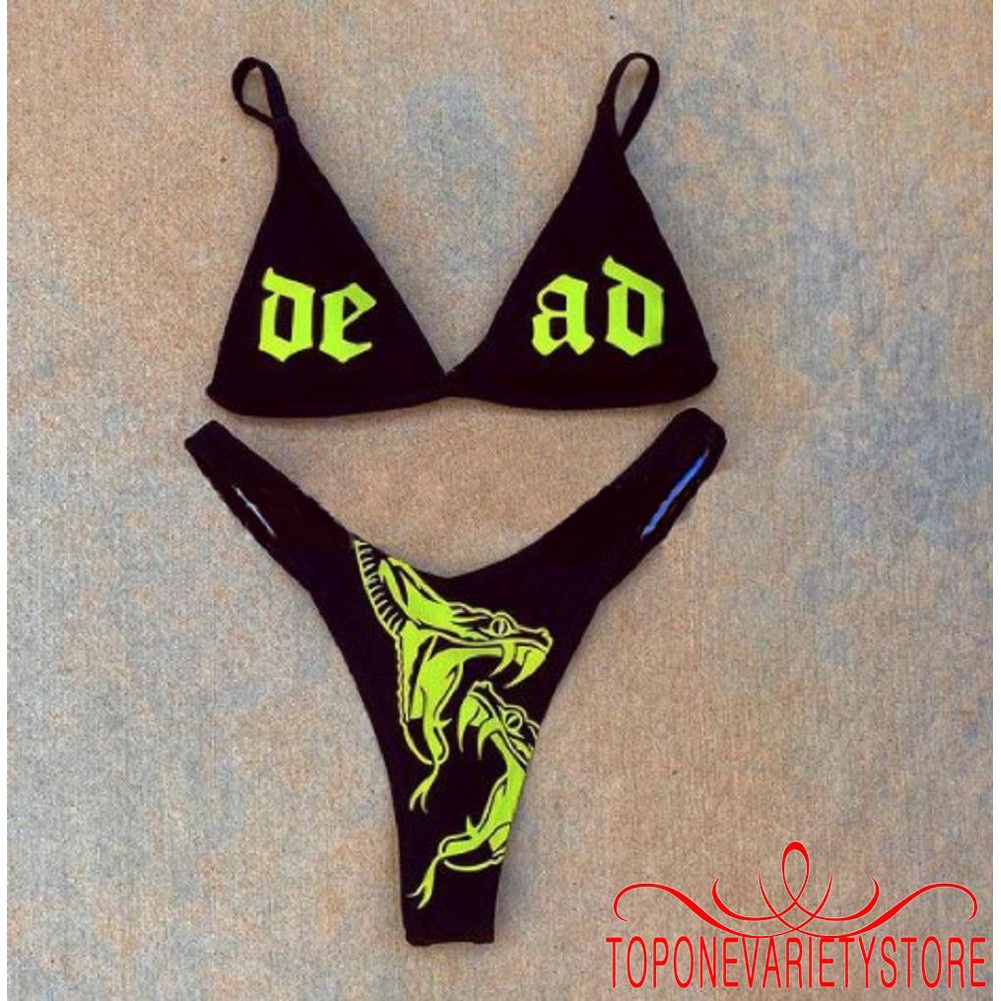 Set Đồ Tắm In Họa Tiết Quyến Rũ Dành Cho Nữ | BigBuy360 - bigbuy360.vn