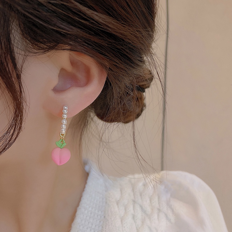 Bông Tai Ngọc Trai Hình Chữ C Kín Nước Kiểu Hàn Quốc Thời Trang Mùa Hè 2022 Mới