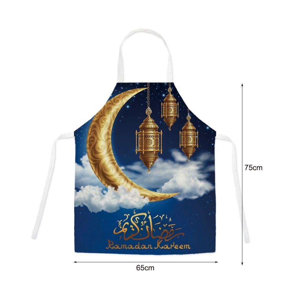 Tạp Dề Họa Tiết Ramadan Mubarak Phong Cách Hồi Giáo