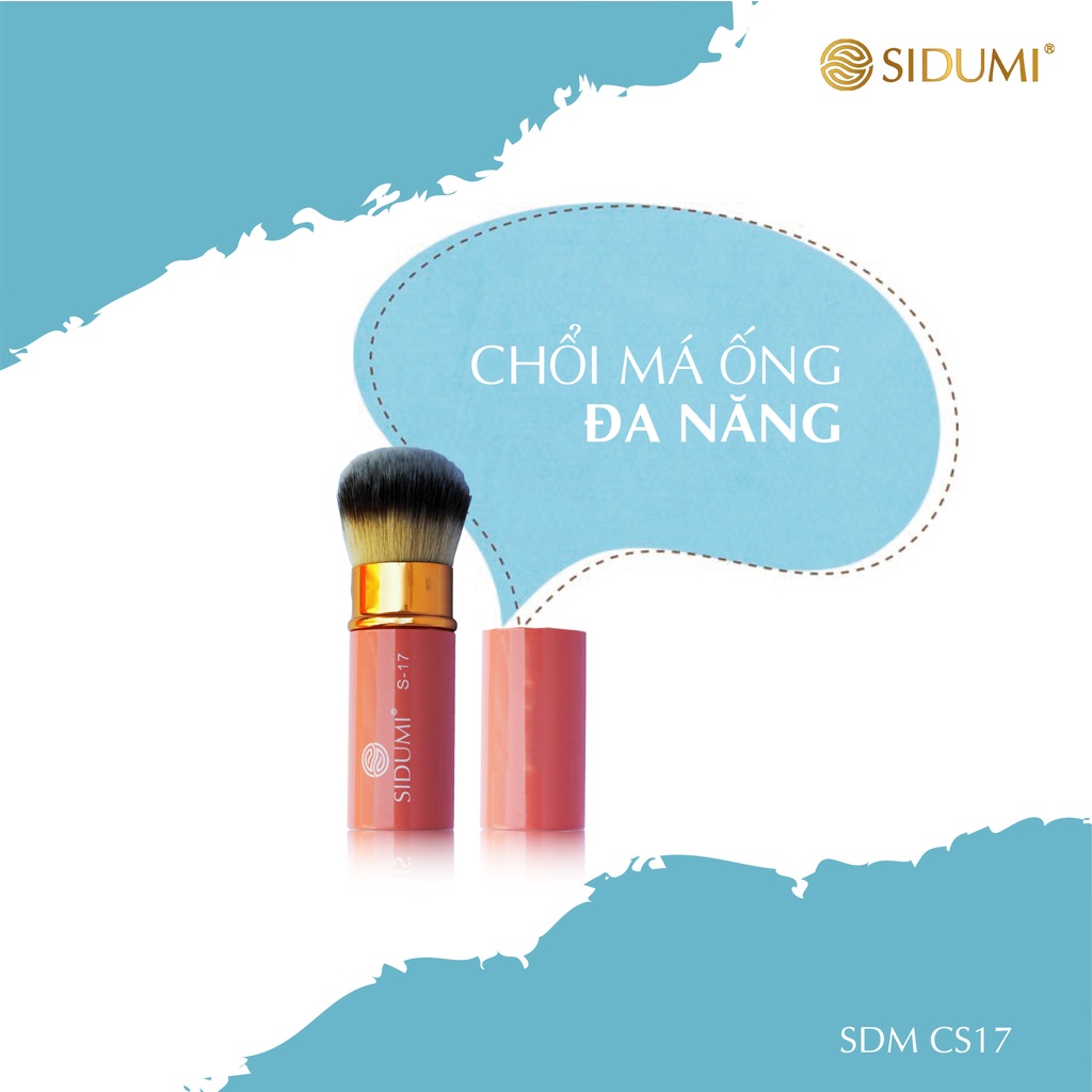 Cọ đánh má hồng Sidumi đánh phấn phủ đa năng siêu mềm chính hãng Hàn Quốc túi 1 cây SDM CS17