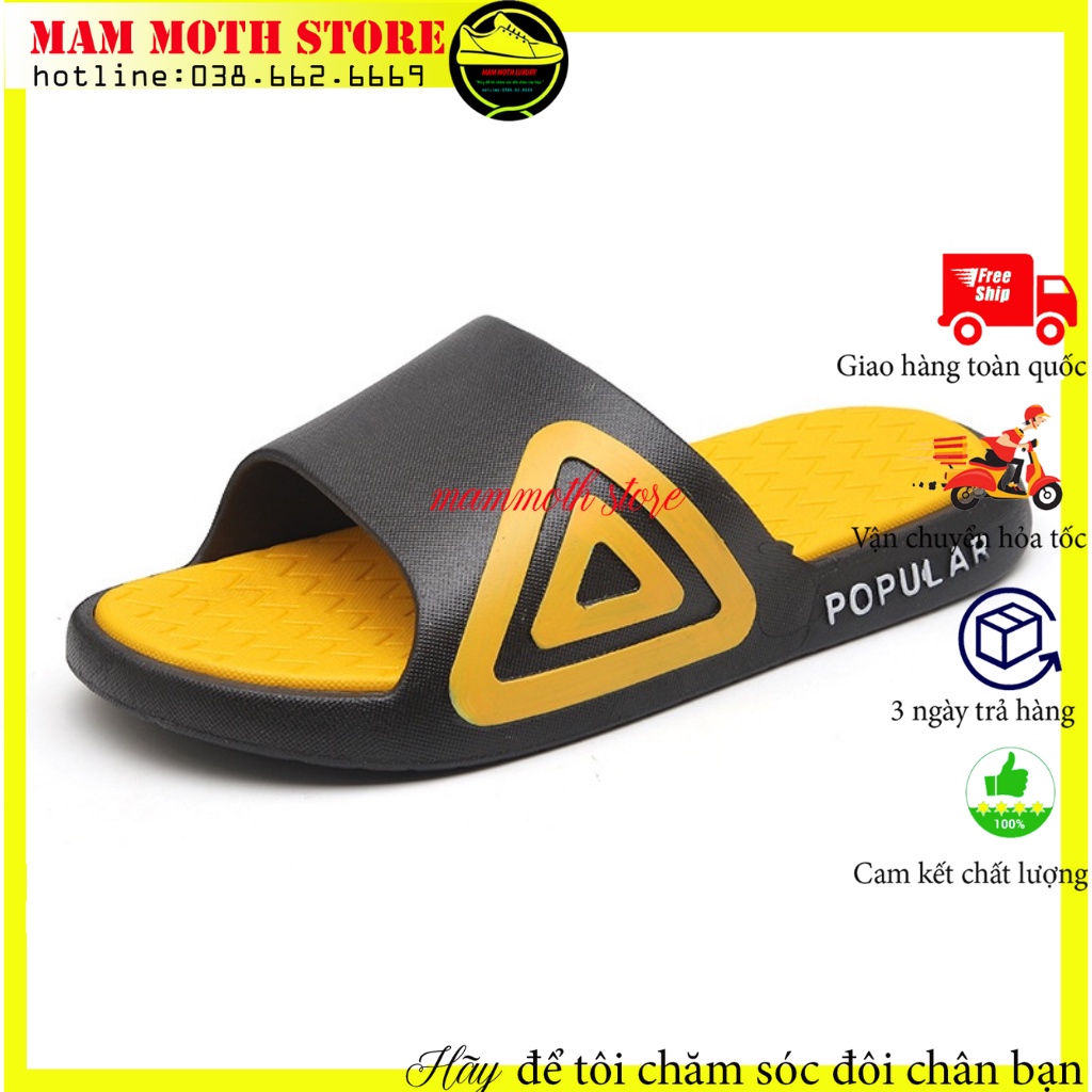 Dép đi trong nhà,dép quai ngang thời trang unisex ,đế cao su đi cực êm full size nam nữ 36-43