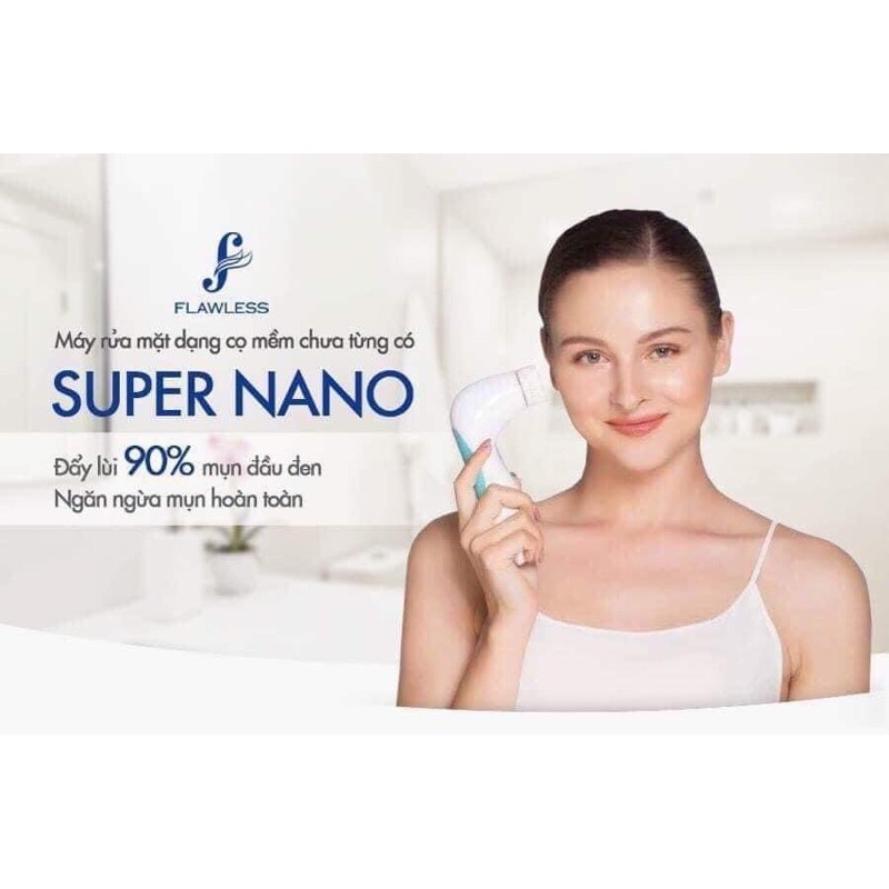 [Sale] Máy rửa mặt cọ supernano Flawless