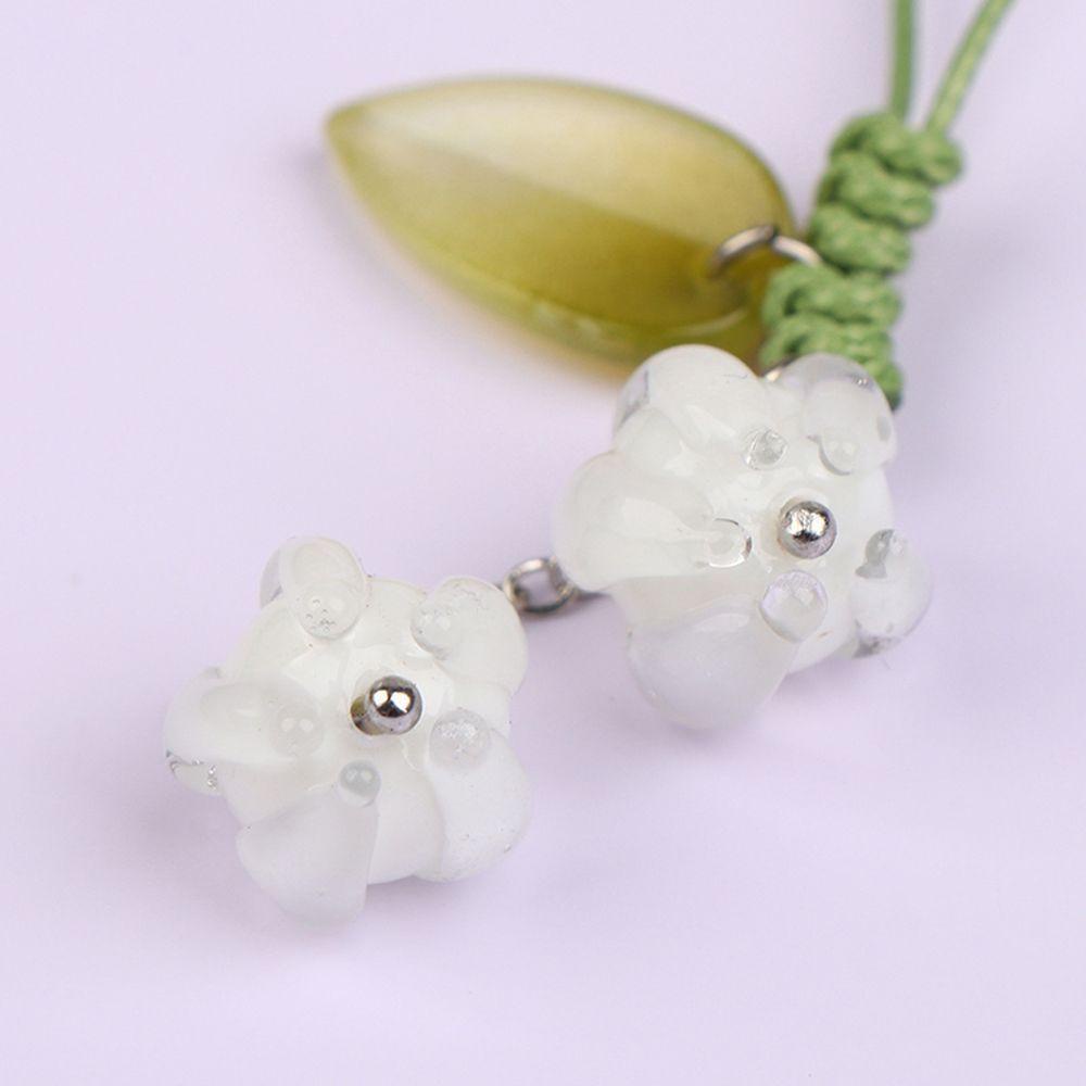 Dây treo MMULCK thiết kế hoa tulip nhiều màu tùy chọn cho túi xách điện thoại chìa khóa tai nghe làm quà tặng cho nữ