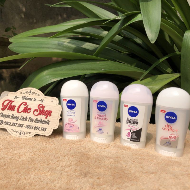 SÁP LĂN KHỬ MÙI NIVEA NỮ ĐỨC 40ml [HÀNG CHÍNH HÃNG]
