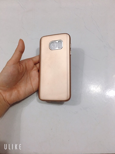 Ốp dẻo sam sung S6 edge mầu vàng da