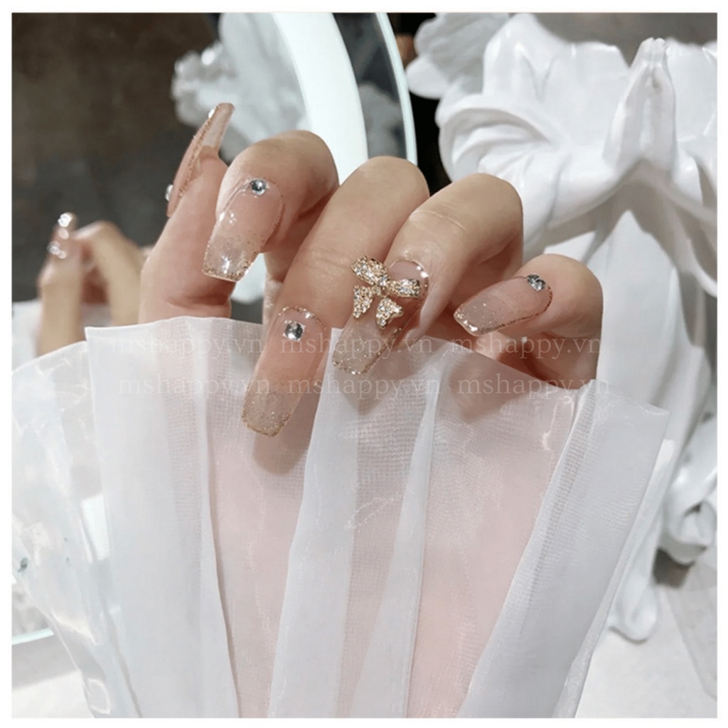 Nailbox - nail box - móng úp thiết kế họa tiết kèm dũa và keo mshappy.vn A007