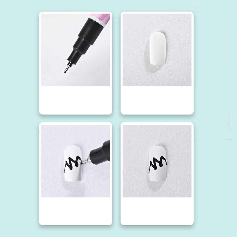 OCEANMAP 1 Cọ Vẽ Trang Trí Móng Tay Nghệ Thuật DIY Nhanh Khô Lâu Trôi