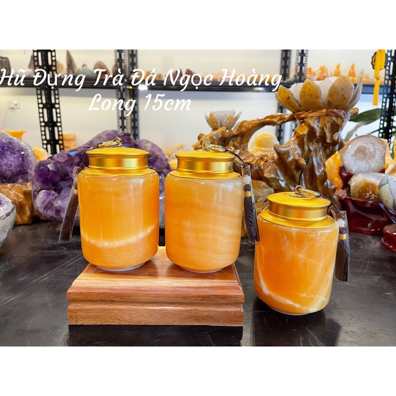 Hũ Đựng Trà Đá Ngọc Hoàng Long Phong Thuỷ