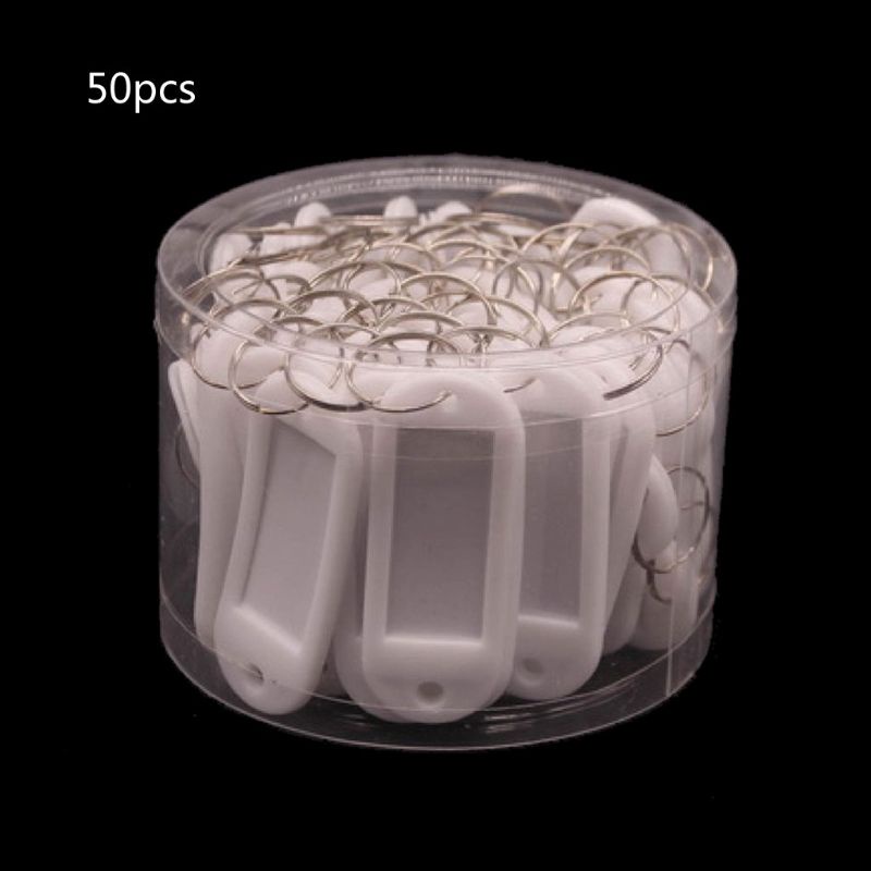 Set 50 Thẻ Tag Hành Lý Bằng Nhựa Tiện Dụng