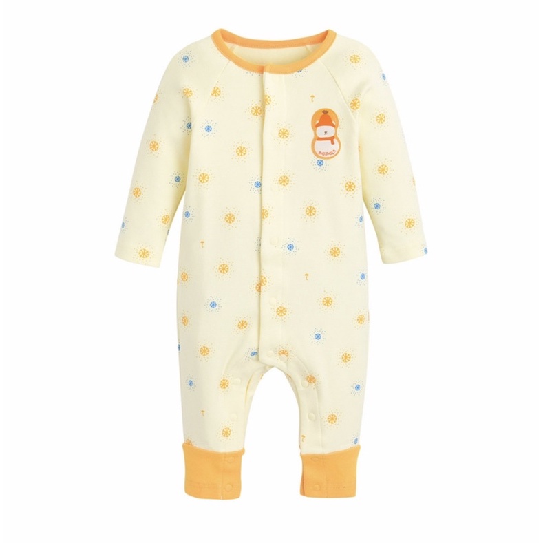 Set body + mũ cotton mềm co giãn Moimoln xuất Hàn dư xịn hoạ tiết Noel