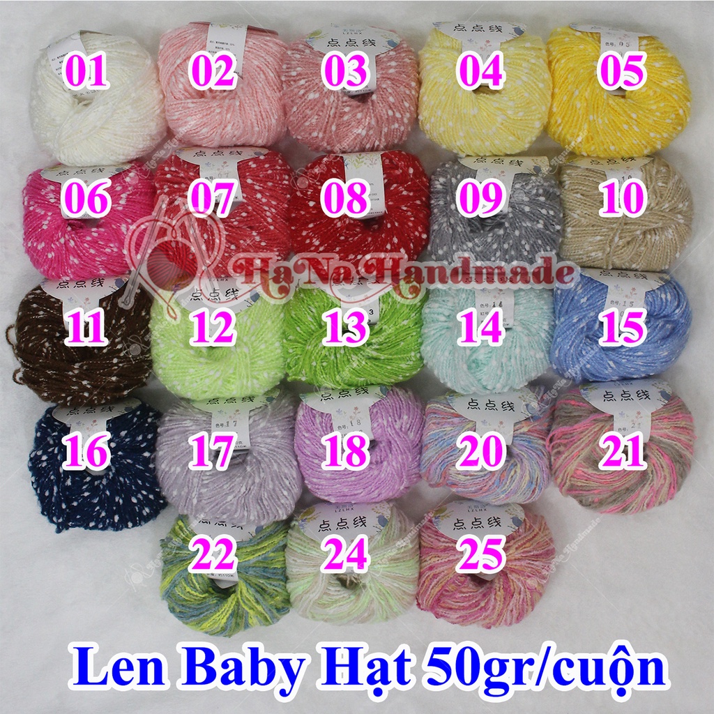 Len baby hạt / baby tuyết 29k/c 50g