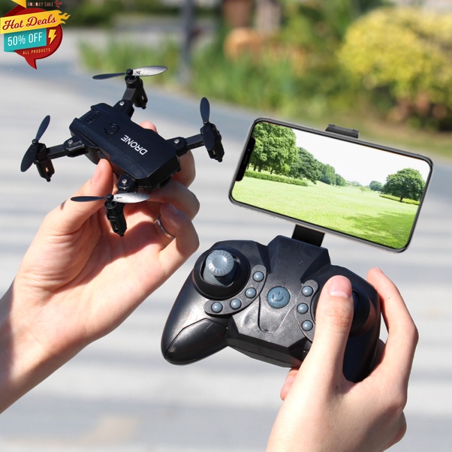 Máy Bay Điều Khiển Từ Xa S107 Có Thể Gập Lại Với Camera 4K FPV HD Kết Nối Wifi FPV Dron Cho Trẻ Em Và Người Lớn