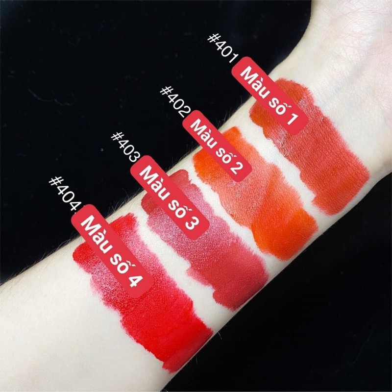 Set 4 Cây Son Kem ErshiQi Fluffy Lip Glaze