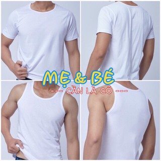 [45-75 KG] Áo Đông Xuân Nam Tay Ngắn, Ba Lỗ Cotton Cao Cấp Mát Form Đẹp