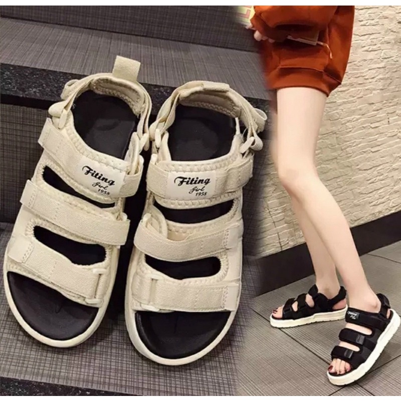 GIÀY SANDAL HỌC SINH 3 QUAI Fiting ĐẾ BẰNG BỀN ĐẸP