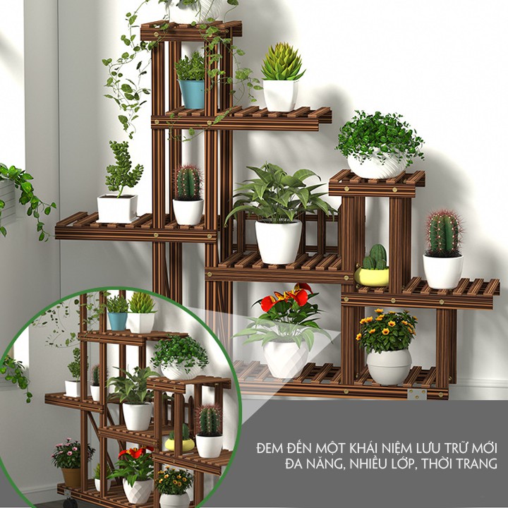 Giá để cây cảnh trong nhà - Kệ để cây cảnh đa năng - Kệ để chậu hoa văn phòng