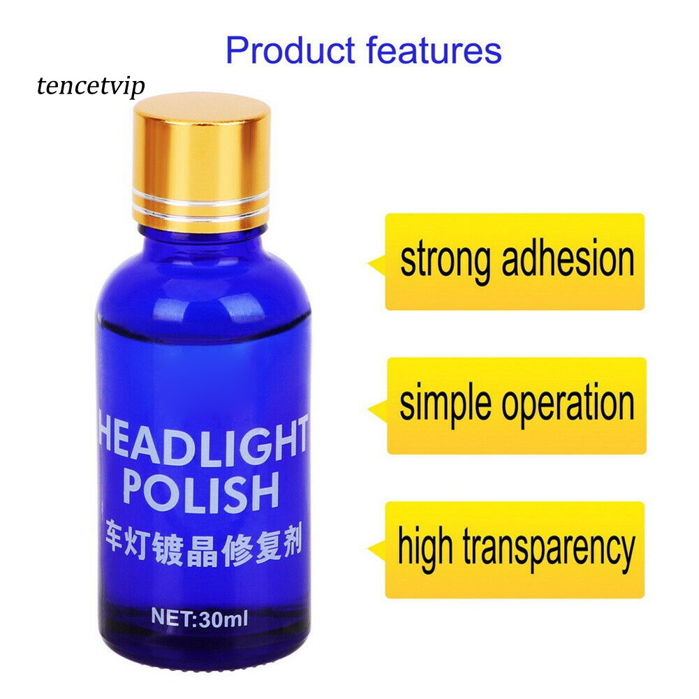 Dung Dịch Phủ Bóng Đèn Pha Ô Tô 30ml