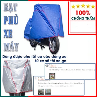 Bạt phủ xe máy che nắng che mưa loại dày