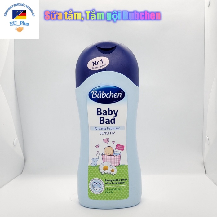 Sữa tắm, dầu gội Bubchen cho bé 1000ml size to - Đức