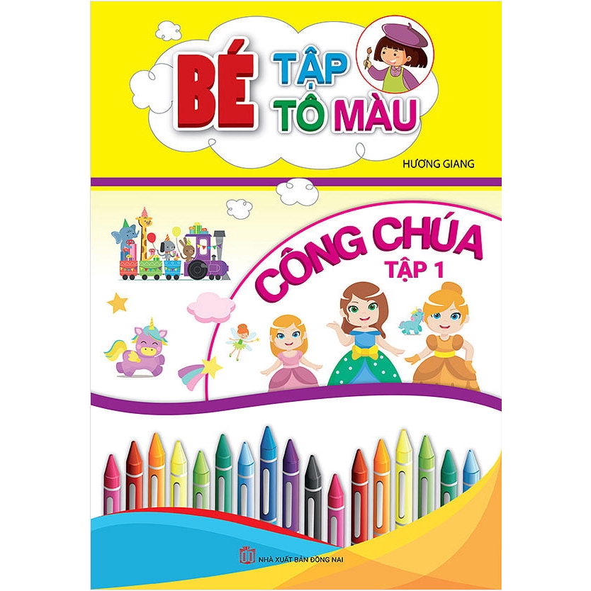 Sách - Bé Tập Tô Màu Công Chúa - Tập 1